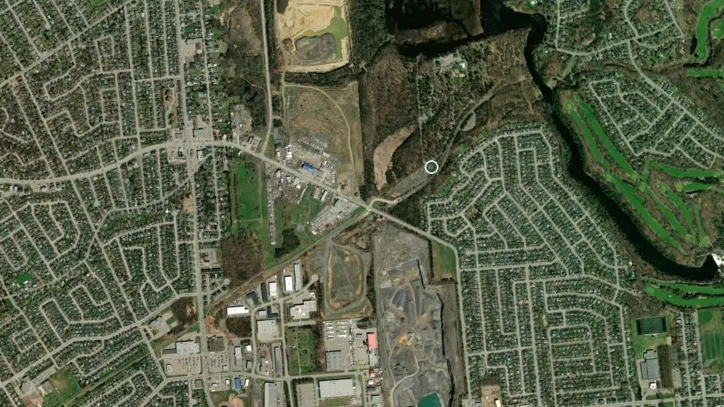 Aerial view of Centre de Plein Air de Beauport and surroundings