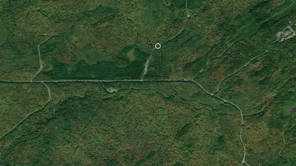 Aerial view of Camping rustique 9-10 and surroundings