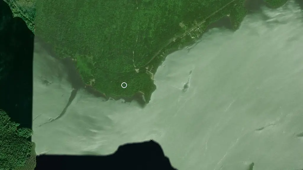 Aerial view of Brent Campground and surroundings