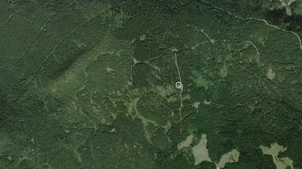Aerial view of Salmon Arm Snow Blazers Chalet and surroundings