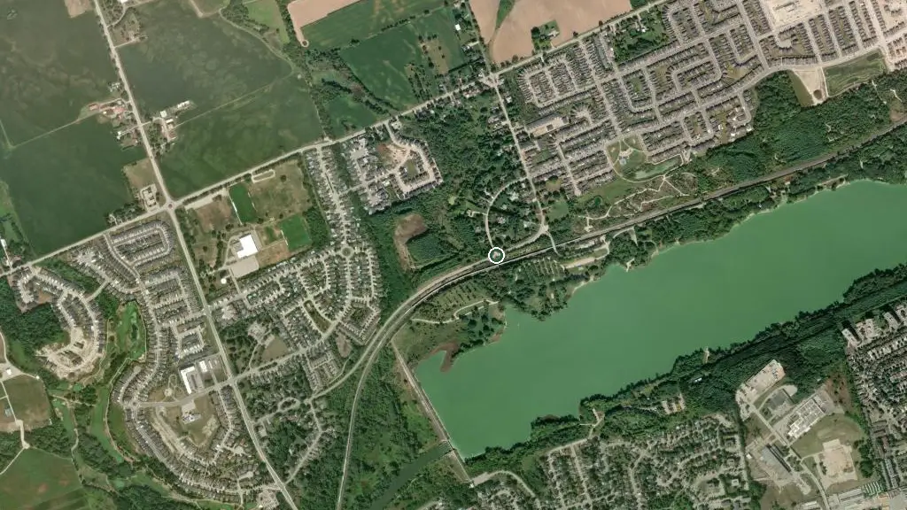 Aerial view of Pittock Cons Area and surroundings
