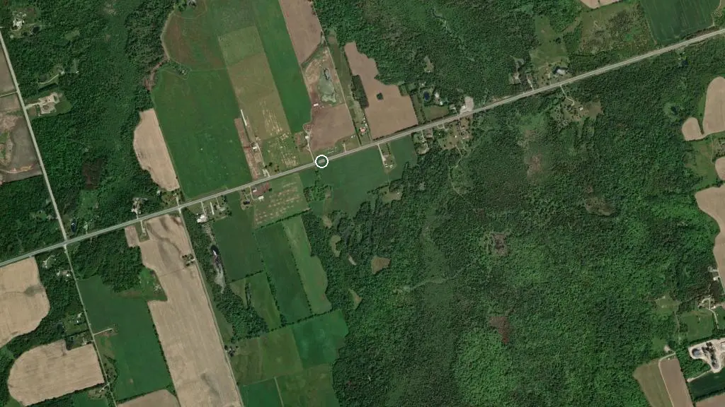 Aerial view of Springwater Resort Inc. and surroundings