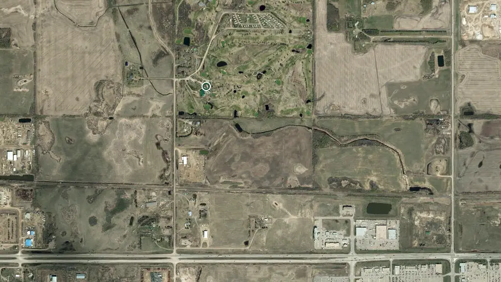 Aerial view of Rolling Green Fairways and surroundings