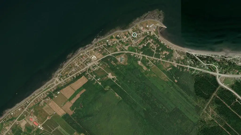 Aerial view of Gete La Marechante and surroundings