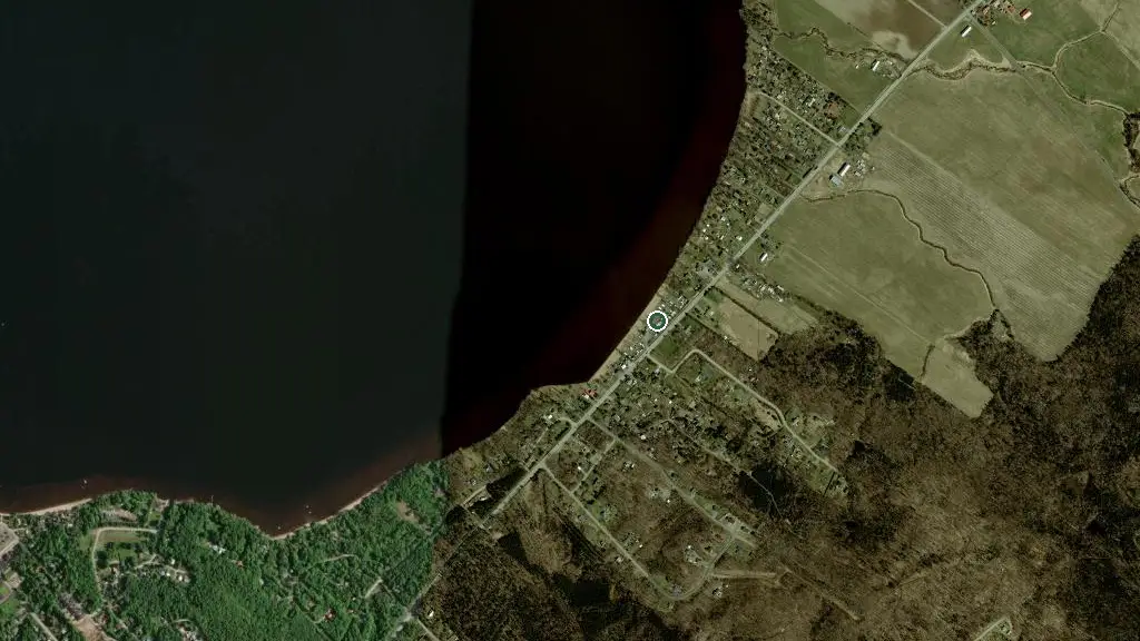Aerial view of Camping Guy and surroundings