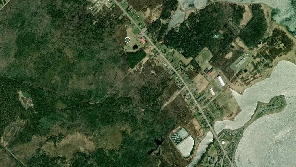 Aerial view of Wishwood Resort and surroundings
