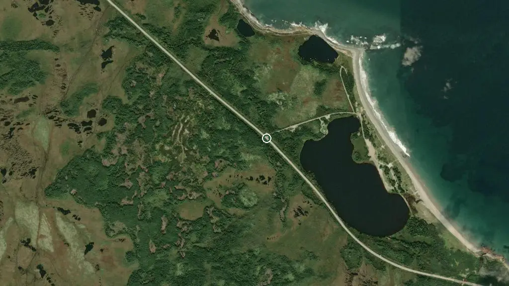 Aerial view of Banting Memorial Municipal Park and surroundings