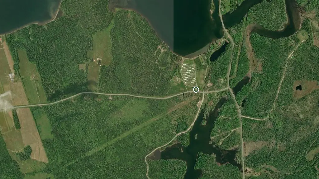 Aerial view of Time-Out Campground & RV Park and surroundings