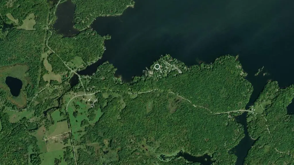Aerial view of Sunset Country Campground Inc and surroundings