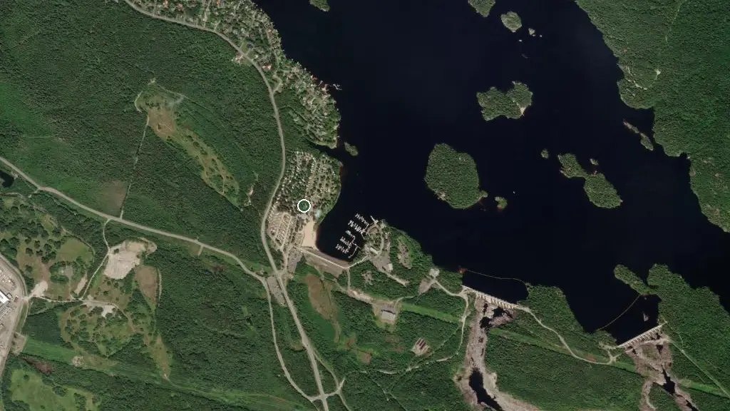 Aerial view of Camping - Dam-en-Terre and surroundings
