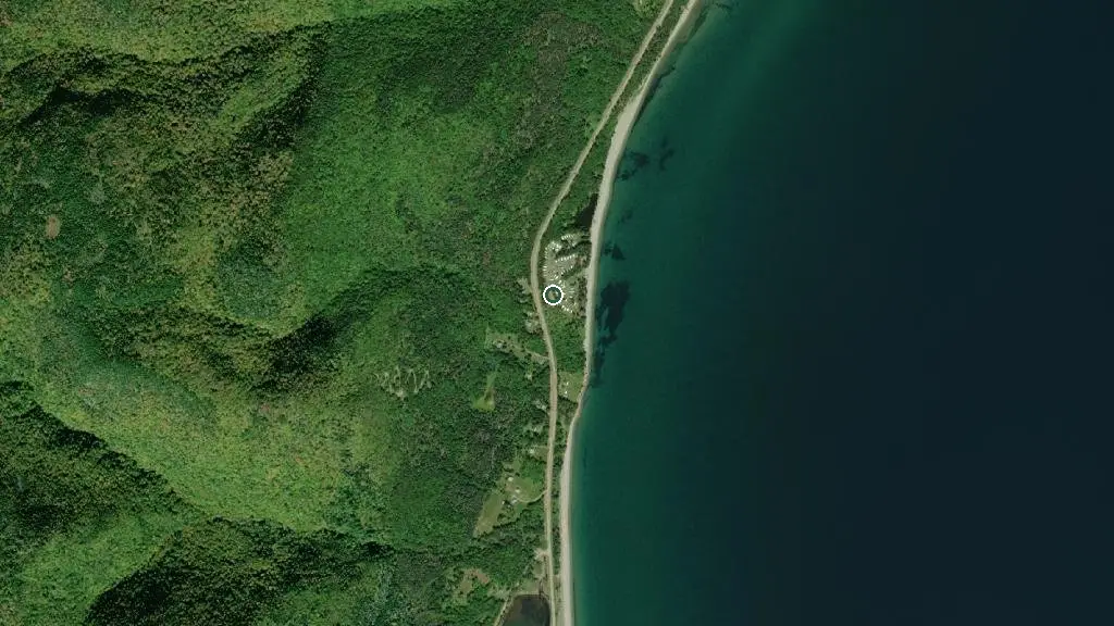 Aerial view of St. Ann's Bay Campark and surroundings