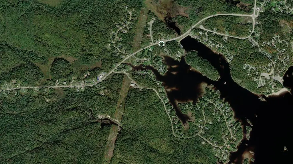 Aerial view of Camping Jonquière and surroundings