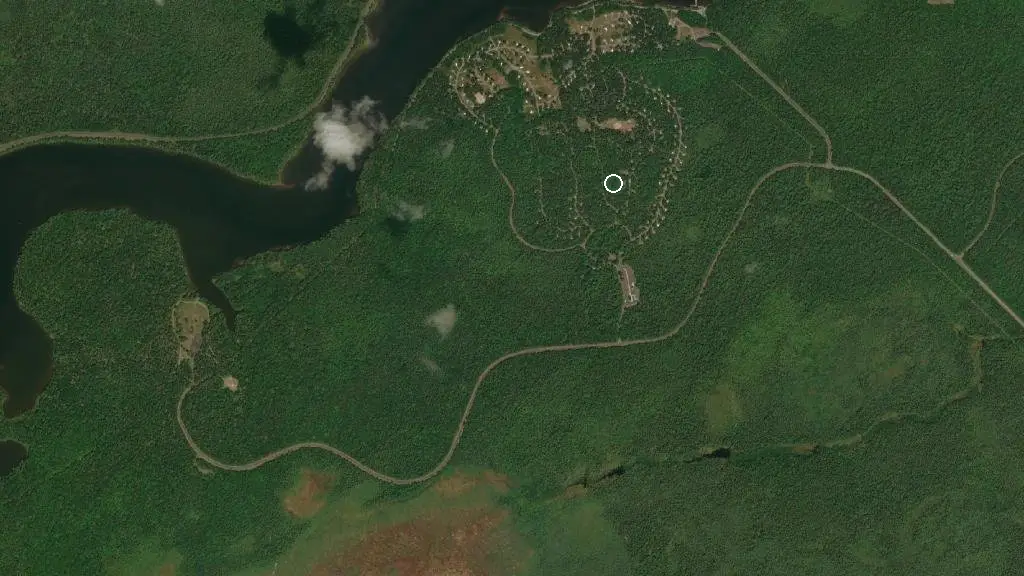 Aerial view of Kouchibouguac - South and surroundings