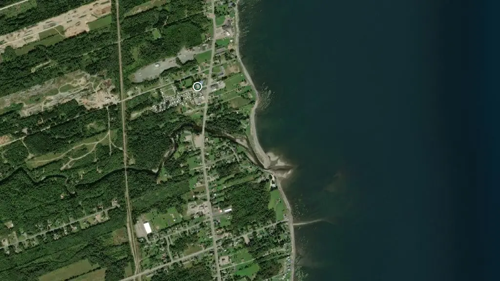 Aerial view of Camping Hache and surroundings