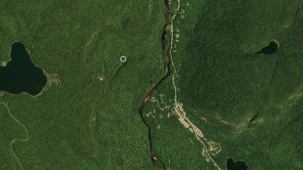 Aerial view of La Clairière and surroundings