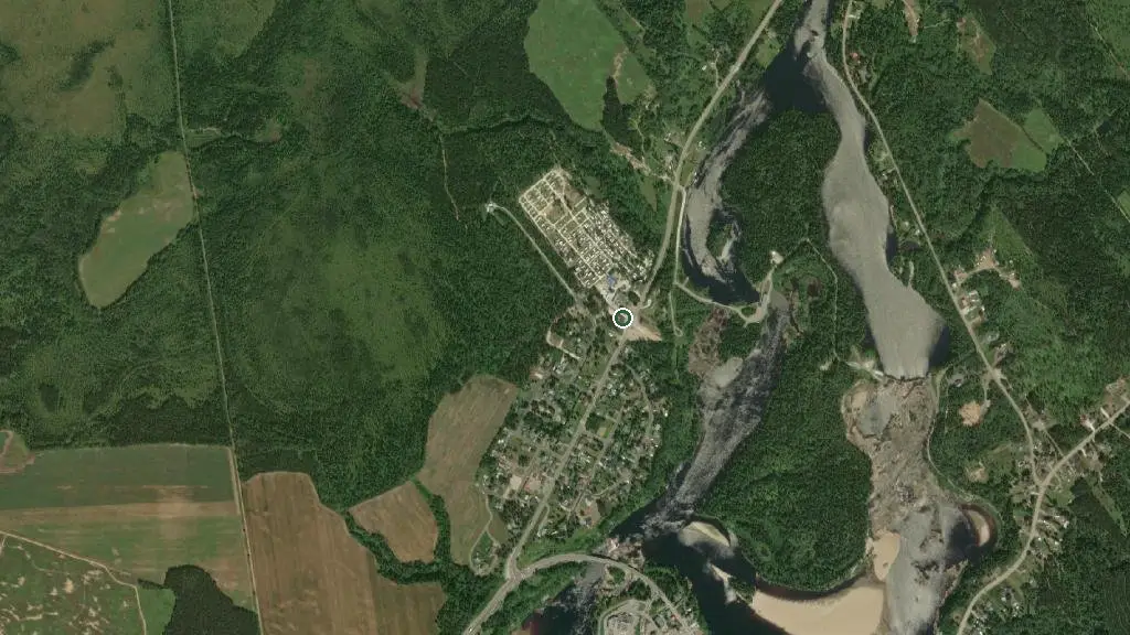 Aerial view of Camping Saint-Louis and surroundings