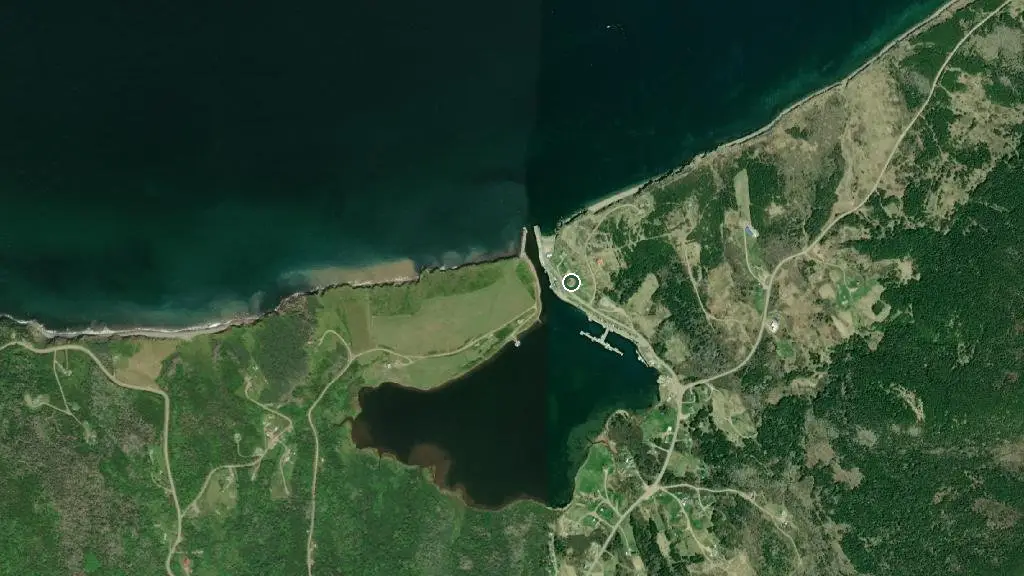 Aerial view of Jumping Mouse Eco-Camping and surroundings