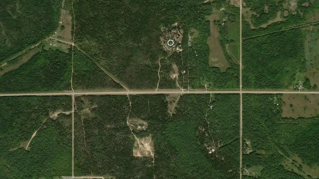 Aerial view of Sandhill Pines and surroundings