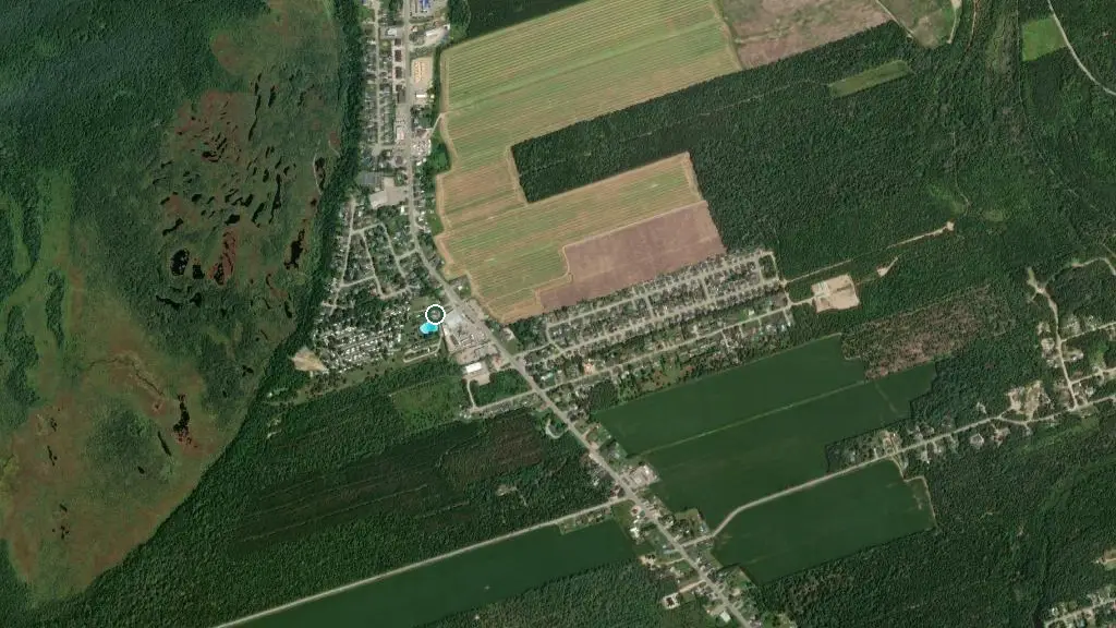 Aerial view of Camping Claire Fontaine and surroundings