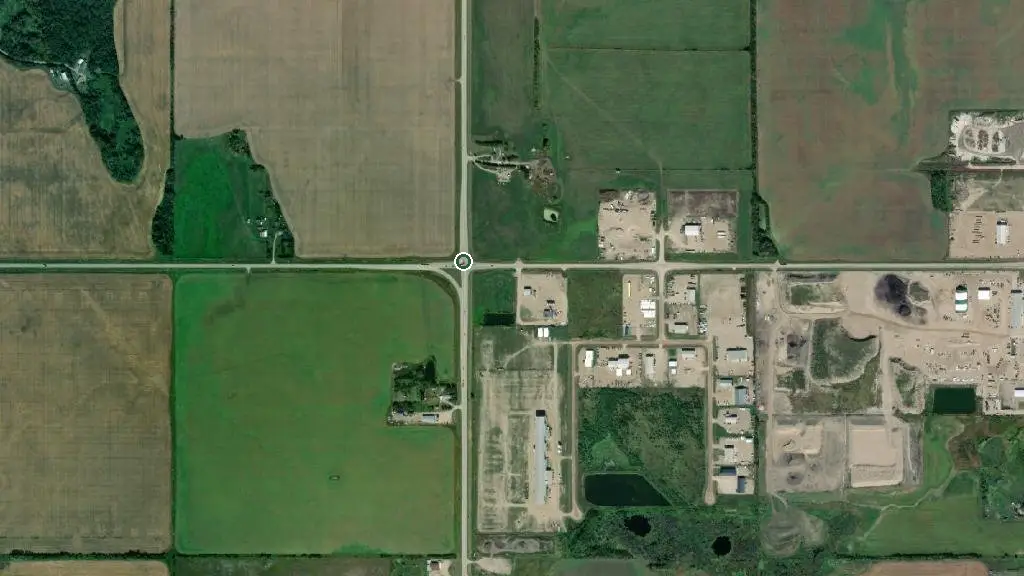Aerial view of French Bay Prov Rec Area and surroundings