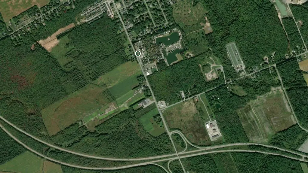 Aerial view of Kittawa RV Resort and surroundings