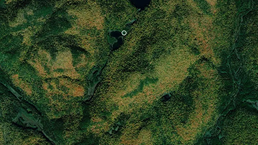 Aerial view of La Perdrière and surroundings