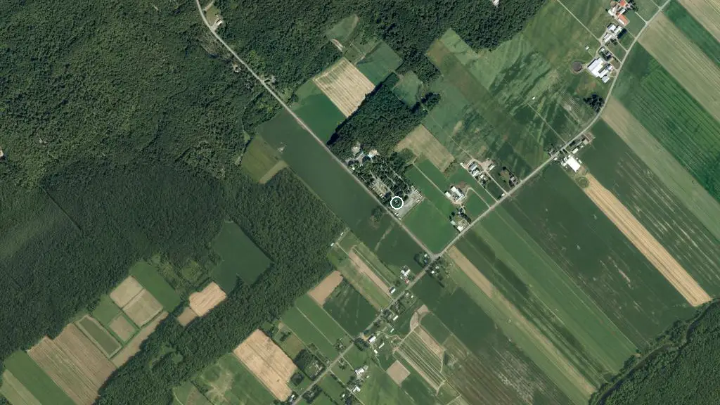 Aerial view of Camping Domaine Champêtre and surroundings