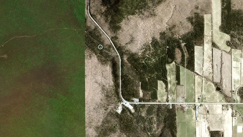 Aerial view of Altaïr and surroundings