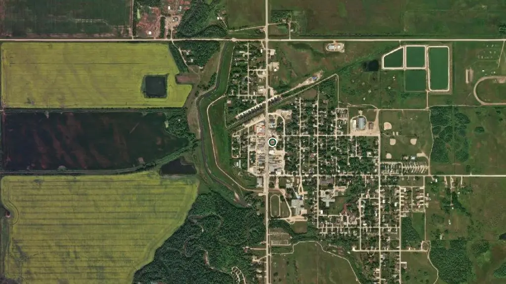 Aerial view of Park Molgat and surroundings