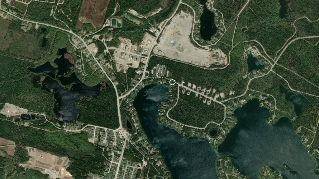 Aerial view of Camping Municipal l'Oasis and surroundings