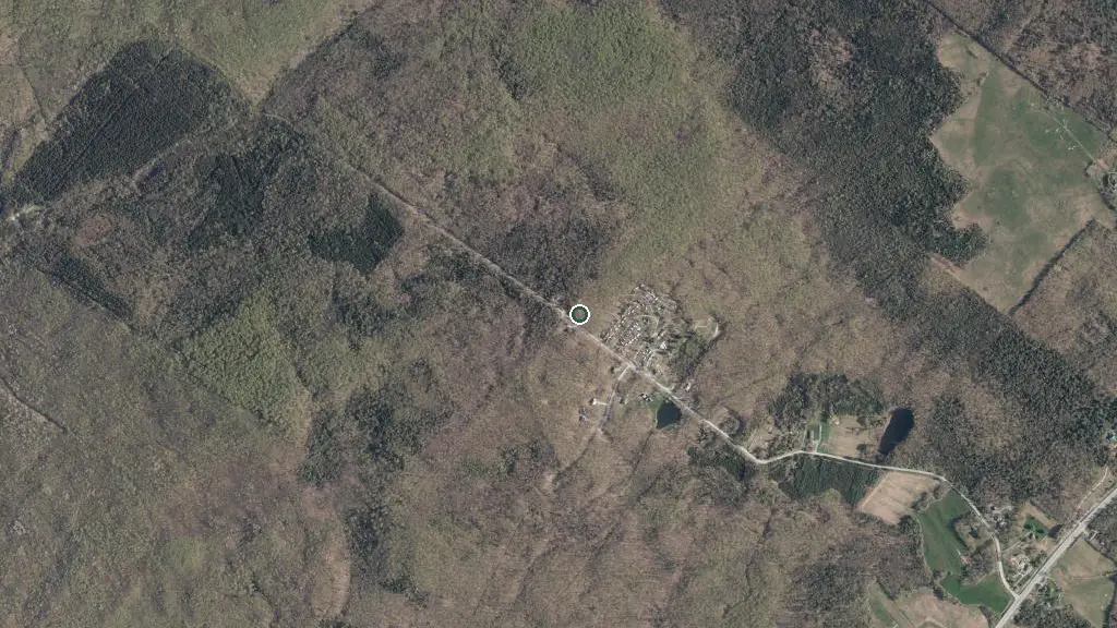 Aerial view of Camping Mont Scotch Hill and surroundings