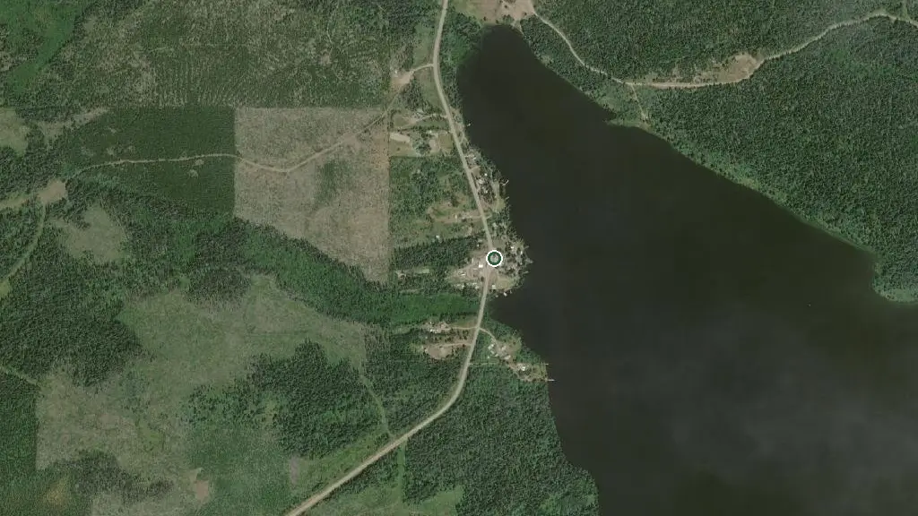 Aerial view of Takysie Lake Resort & Motel and surroundings