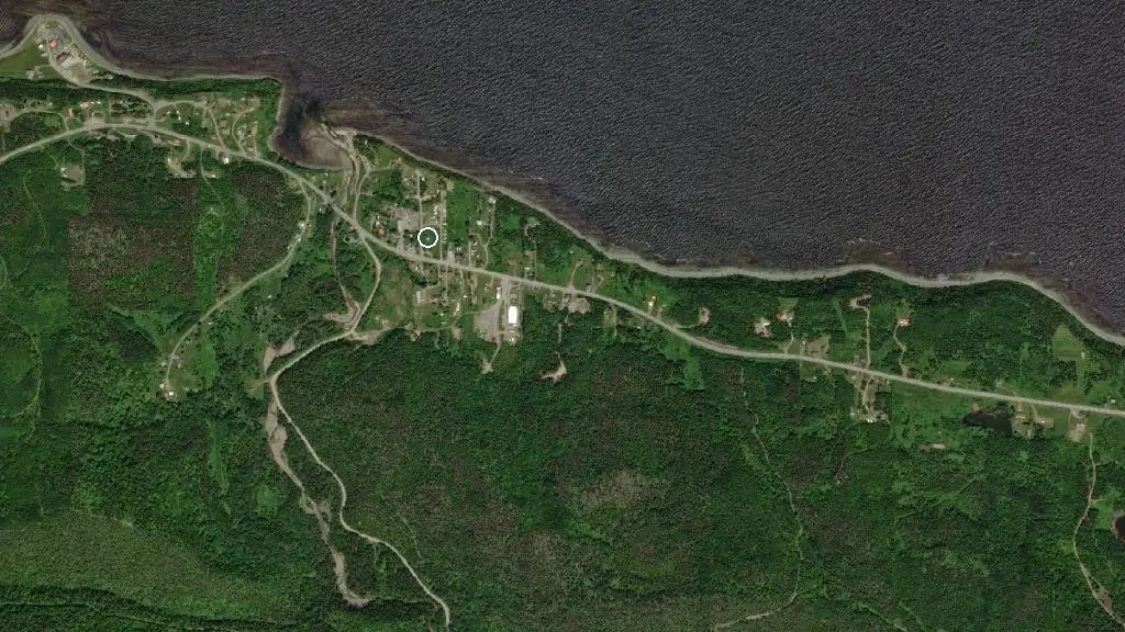 Aerial view of Camping de la Falaise and surroundings