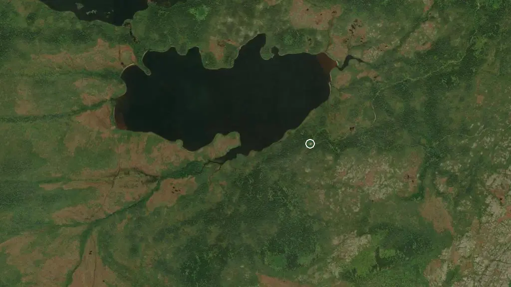 Aerial view of Trollhaugen Hytte and surroundings