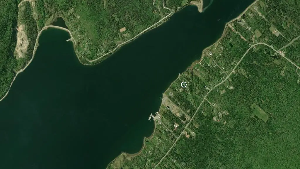 Aerial view of Mountain Vista Seaside Campground and surroundings
