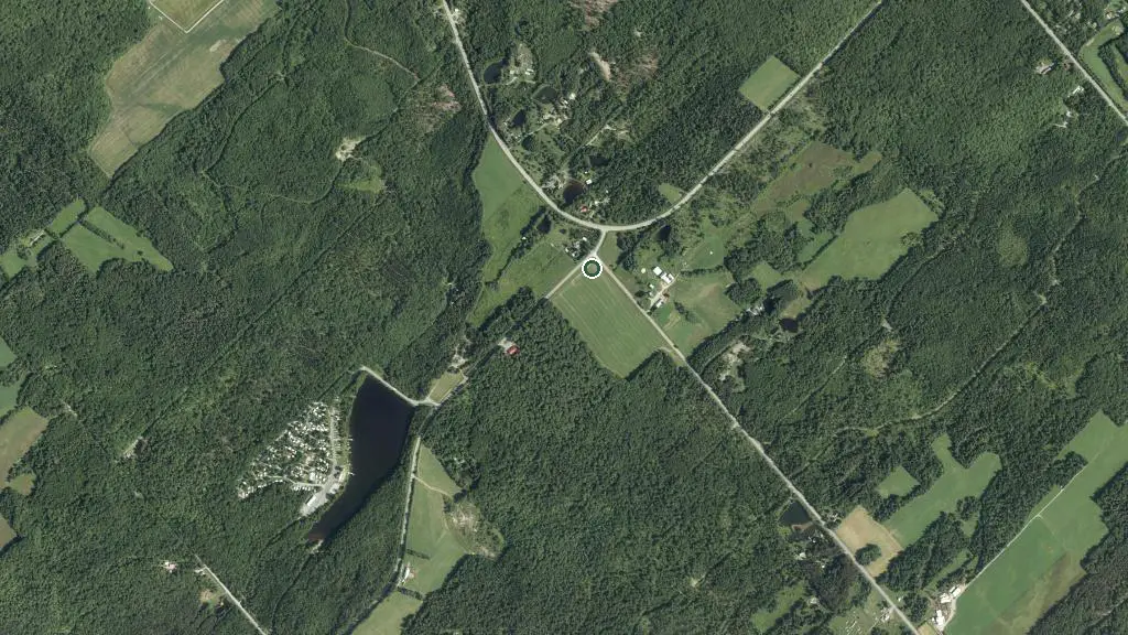 Aerial view of Camping Club Chasse et Pêche Sainte-Marie and surroundings