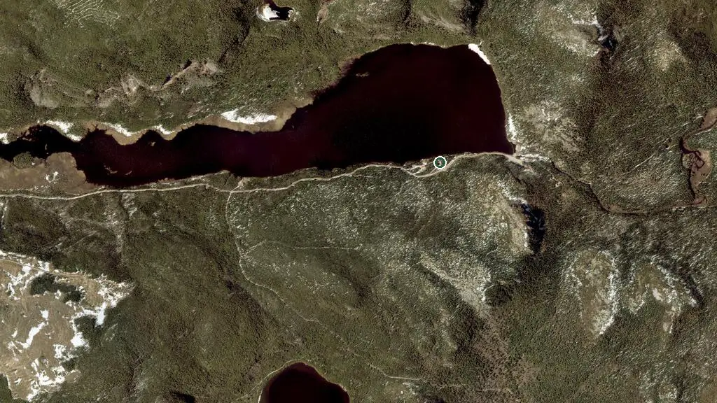 Aerial view of Cadot and surroundings