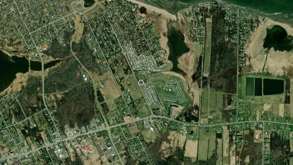 Aerial view of Horizon Park Campground and surroundings