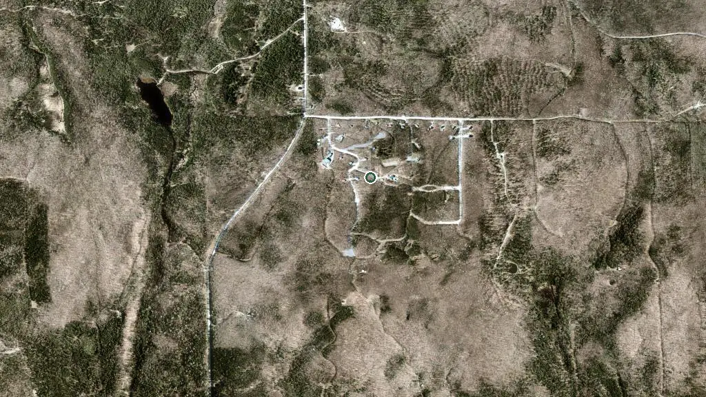 Aerial view of Domaine de la Forêt Enchantée and surroundings