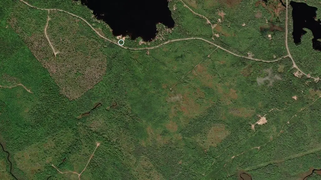 Aerial view of Raven Haven Beachside Family Park and surroundings
