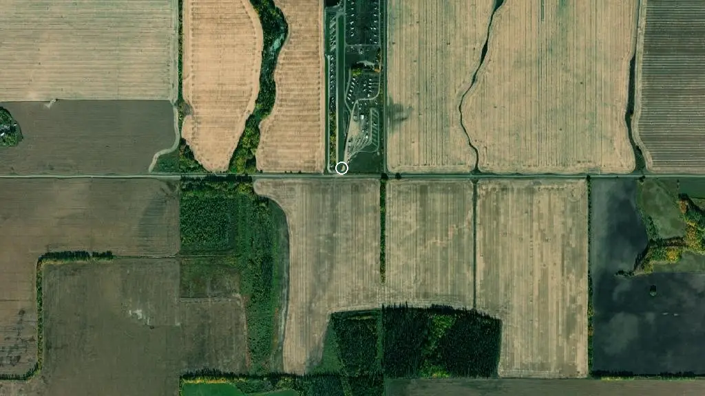 Aerial view of Katherine’s Camping Corner and surroundings