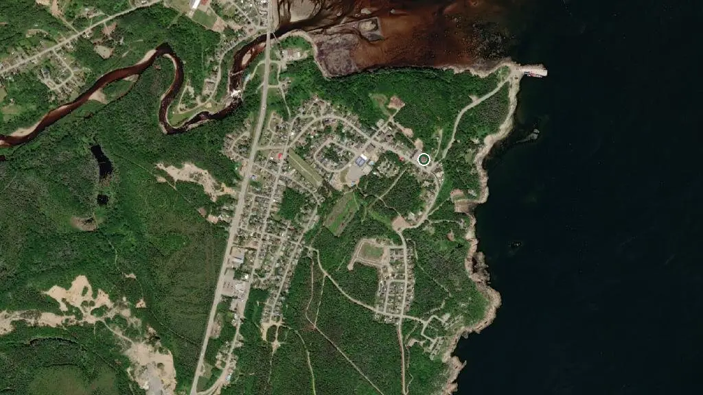 Aerial view of Camping le Tipi and surroundings