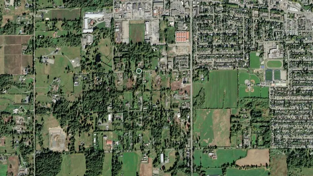 Aerial view of Alderbrook RV Park and surroundings