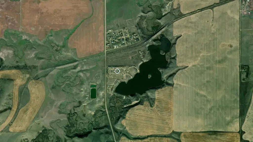 Aerial view of Michichi Recreation Area and surroundings