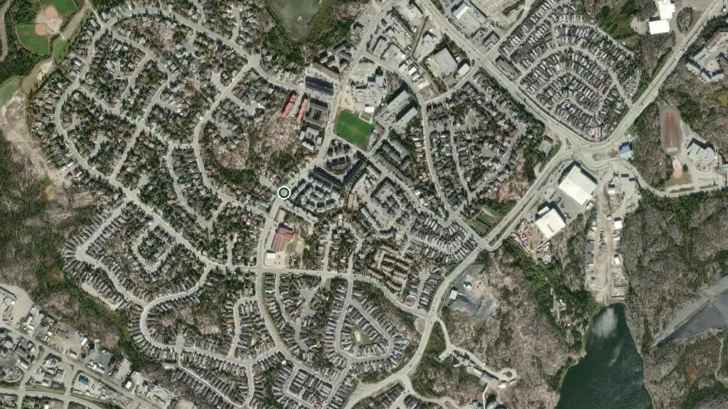 Aerial view of Fred Henne Territorial Park and surroundings
