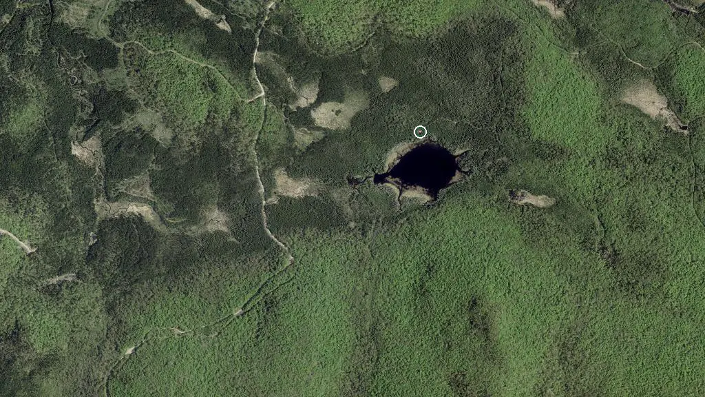 Aerial view of Le Branchu and surroundings