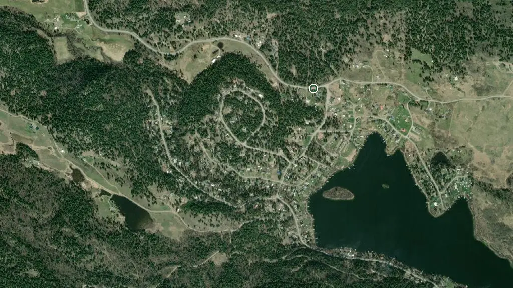 Aerial view of Jandana Ranch and surroundings