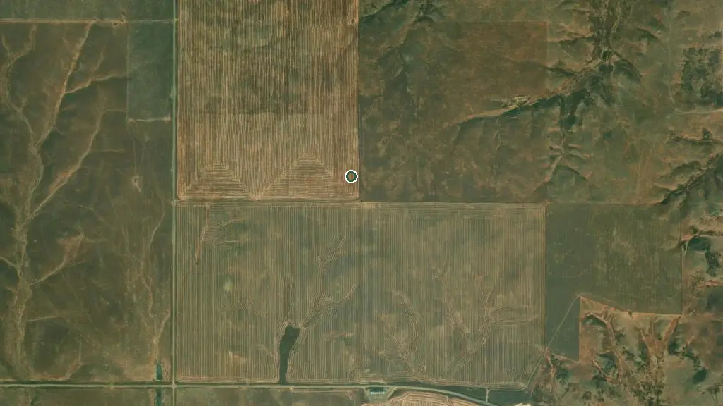 Aerial view of Rockin Beach Regional Park and surroundings