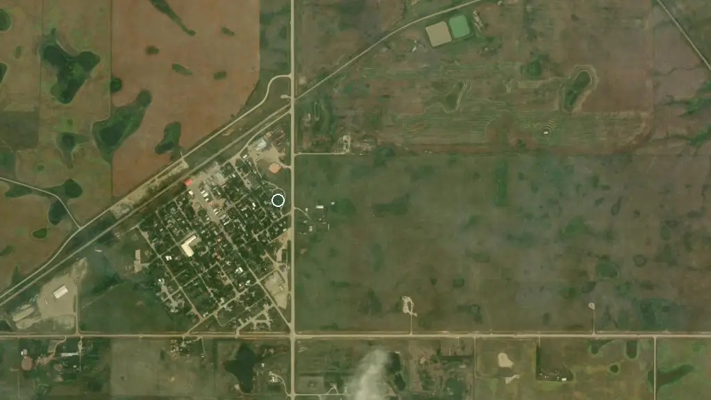 Aerial view of Alameda Campground and surroundings