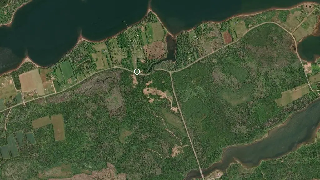 Aerial view of Somers By The Beach - Campground and surroundings